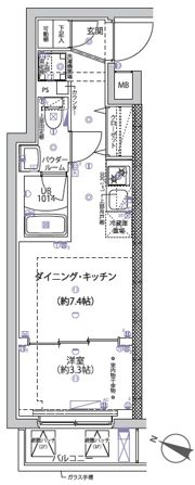 スパシエ ベルタ 板橋本町の間取り画像