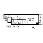 みおつくし江戸堀の間取り画像