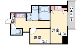 戸政町エヌエム・スワサント・アンの間取り画像
