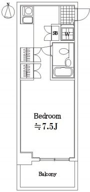 アプローズ西大島の間取り画像