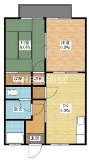 プラネットⅡの間取り画像