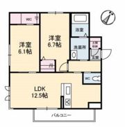シャーメゾン沖の間取り画像
