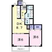 フィオーレ Aの間取り画像