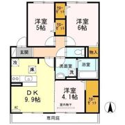 ウィット三城の間取り画像
