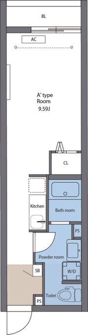 M-1 Tokyo 矢口の間取り画像