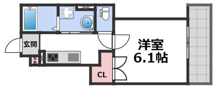 クリエオーレ小若江の間取り画像