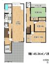 貸家 豊中市服部本町の間取り画像
