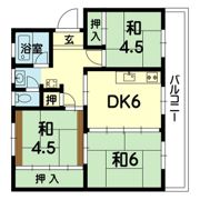 鍬守ビルの間取り画像