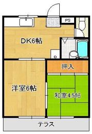 サンハイツダイトーの間取り画像