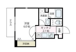 ハレマハナの間取り画像