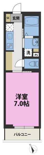 ベルヴィの間取り画像