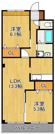 Excellent街角参番館の間取り画像