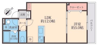 ミリアビタ稲毛東の間取り画像