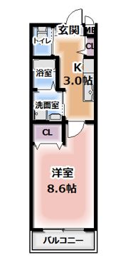 ウィンターベリーコートの間取り画像