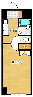 ギャラン南小倉の間取り画像