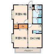 ベルハウス貫井B棟の間取り画像