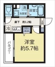 West Crystalの間取り画像