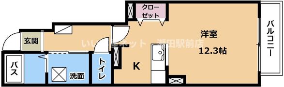 モンプーカ 28の間取り画像