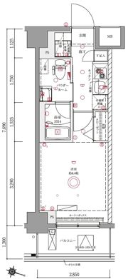 AZEST西川口Ⅲの間取り画像
