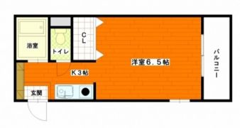 キューブ翠の間取り画像
