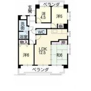 スカイヒルズ植田の間取り画像
