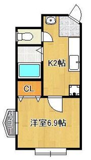 STY－1マンションの間取り画像
