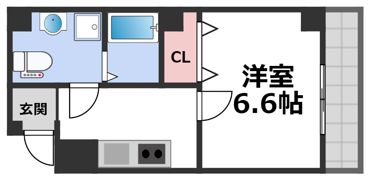 プロスパーコート新深江の間取り画像