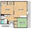 城西コーポの間取り画像