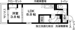 フォレ山科の間取り画像