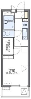 レオパレスルミュールⅢの間取り画像