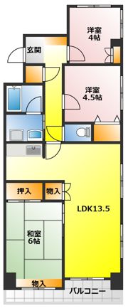 クレストみずほ台の間取り画像