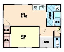 津田西町1丁目平屋の間取り画像