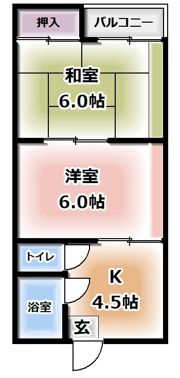 秀和第一ハイツの間取り画像