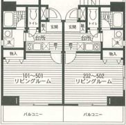 コンフォール深川の間取り画像