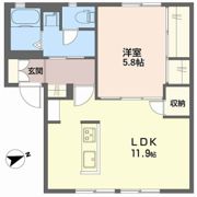 グランディールⅡG棟の間取り画像