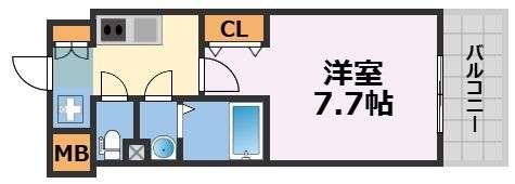 フォーリアライズ弁天町ノビアの間取り画像