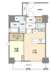 サクラティアラ新梅田の間取り画像