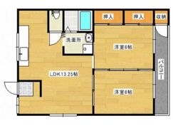 パステルクボ12の間取り画像