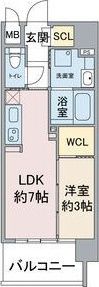 スリーアイランドタワー桜山の間取り画像