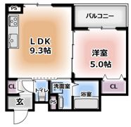 クリエオーレ萱島東の間取り画像