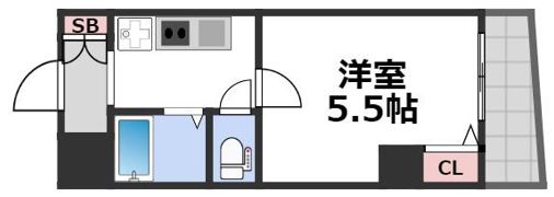 U-ro玉造の間取り画像