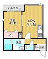 ランドレーヴ蛍池の間取り画像