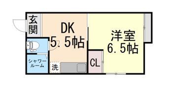 フラッツ星住の間取り画像