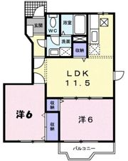 メリーヒルズの間取り画像