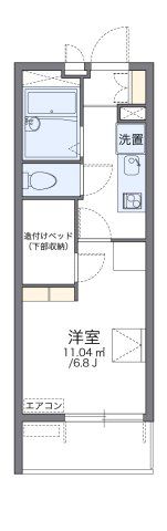 レオパレスよろずまちの間取り画像