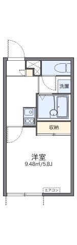 レオパレスボンマルシェ山科の間取り画像
