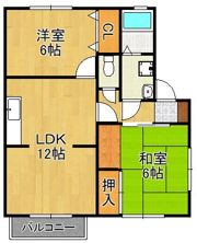 タウンハイツTOEIB棟の間取り画像