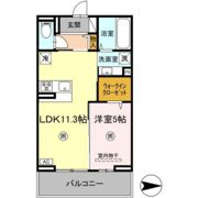 メゾン中筋の間取り画像