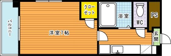 ガーデンハイツ中井の間取り画像
