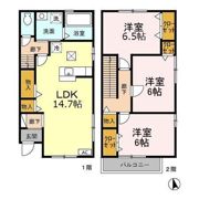 フェアヴェール Cの間取り画像